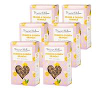 Primrose's Kitchen - Orange & Cashew Granola - 400g (Pack of 6) Vegan & Gluten Free Recipe. Punchy, Zesty And Nutty Granola Suitable For Bakes, Shakes, Biscuits & Cakes. Chunky Nuts & Wholesome Oats.