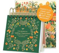 Primrosia Inspiring Perpetual Calendar: Undated Daily Desk Planner for Motivation - Flip Stand Design - Daily Inspirational & Empowering Quotes - Page-a-Day Format., USA8001