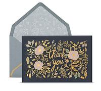Prims & Flourish Thank You Cards with Envelopes, 24-Count