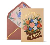 Prims & Flourish Thinking of You Cards with Envelopes, 24-Count Get Well, Condolences, Sympathy Greeting Cards, 4 x 6 Inches, Blank Inside, Bouquet Envelope, Sending You Hugs and Kisses