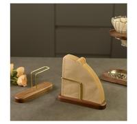 Primst Cone Coffee Filter Holder Stand, Walnut Filter Paper Container for Coffee Bar/Home/Office, Compatible with #1/#2/#4/V60