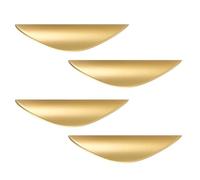 Primst Modern Light Brushed Cabinet Pulls, Furniture Hardware Collection, Cabinet Handles, Drawer Pulls, Door Pulls, Kitchen Cupboard Handle, Pack of 4 (Gold,M-4PCS)