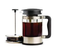 Primula 2-in-1 French Press Cold Brew One Coffee Maker, Comfort Grip Handle, Durable Glass Carafe, Perfect Size, Stainless Steel