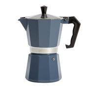 Primula Classic Stovetop Espresso and Coffee Maker, Moka Pot for Italian and Cuban Café Brewing, Greca Coffee Maker, Cafeteras, 6 Espresso Cups, Blue