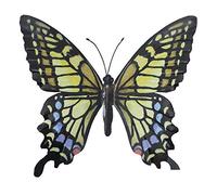 Primus Large Metal Butterfly, Yellow, 35 x 32cm