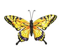 Primus Large Metal Yellow Butterfly Wall Art
