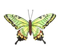Primus Medium Metal Green Butterfly Wall Art