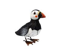Primus Metal Puffin Garden Ornament Sculpture Gift, Hand Painted, 27 x 14 x 26cm