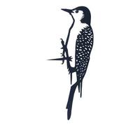Primus Metal Tree Silhouette - Woodpecker Garden Wall Ornament