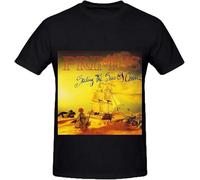 Primus Sailing The Seas of Cheese Soundtrack Men Crew Neck Digital Printed Tee Black(X-Large)