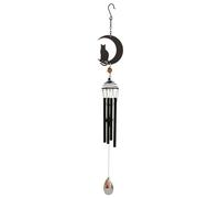 Primus Silhouette Wind Chime, Metal, Black, 50cm x 8.85cm x 3.92cm