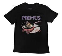 Rock Off officially licensed products Primus Frizzle Fry Band Logo T Shirt L Black