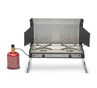 Primus Tupike II Double Gas Burner Camping Stove with Piezo Ignition