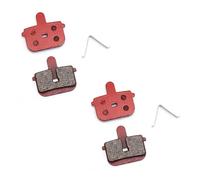 PRIMUZ Brake Pads Compatible With Kugoo G Booster Electric Scooter Rectangular Hollow Brake Calipers Semi Metal Cycling Parts 1 Pair (Color : 2 Pair semi metal)