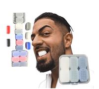 PRIMUZ Jawline Exerciser,Suitable for Both Men and Women, A Box of 6 Silicone Jaw Sculptors Can Exercise and Tone The Lines of The Chin and Face (Four Generations)