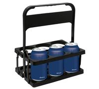 PRIMUZ Milk Crate, Foldable 6- Drink Bottle Stand, Milk Crates Wine Cups Stand, Drink Bottle Display, Milk Bottle Organizer Stand, Wine Bottle Organizer Holder