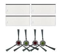 PRIMUZ Replacement Side Brush HEPA Filter Compatible With Deebot U2 DGN22 Robot Vacuum Cleaner Accessories Parts