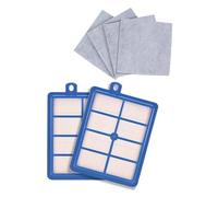 PRIMUZ Washable 2PCS Dust Hepa Filter H12 H13+4PCS Motor Cotton Filter Compatible With AEG Vacuum Cleaner Replacement Parts