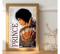 Prince 2016 Piano & A Microphone Concert Tour Live Venue Gig Promo : 36"x24" Poster BRING YOUR WALLS TO LIFE !