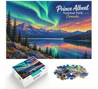 Prince Albert National Park Jigsaw Puzzle 1000pcs (52x38cm) | For the festive season, this adult jigsaw puzzle with 1000 pieces turns winter leisure into a focused activity.