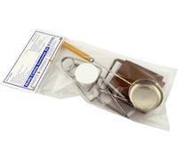 Prince August Hobby Casting Equipment Kit with ladle, Clamps, Support Boards, Release Powder and Instructions.
