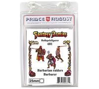 Prince August Hobby Casting Mould - 3X Fantasy 25mm Barbarian Fighters PA681