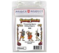 Prince August Hobby Casting mould - 3x Fantasy 25mm skeleton fighters PA666