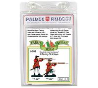 Prince August Hobby Casting mould - Irish Wild Geese Soldiers standing and kneeling PAI901