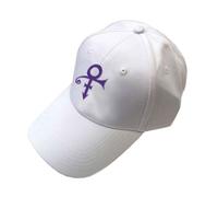 PRINCE CAP WHITE with Purple LOGO Official Prince Estate Baseball Cap w/Tag MINT
