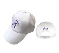 PRINCE CAP WHITE with Purple LOGO Official Prince Estate Baseball Cap w/Tag MINT