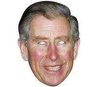 Prince Charles Celebrity Cardboard Mask - Single