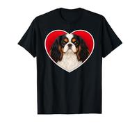 Prince Charles English Toy Spaniel Heart Value Graphic T-Shirt
