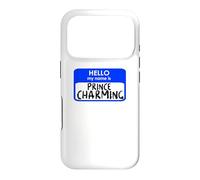 Prince charming funny hello my name tag easy costume Case for iPhone 17 Pro
