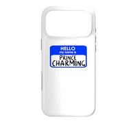 Prince charming funny hello my name tag easy costume Case for iPhone 17 Pro Max