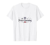 Prince Charming - Her Romantic Fairytale Sweetheart T-Shirt, Men, White, L