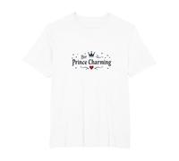Prince Charming - Her Romantic Fairytale Sweetheart T-Shirt, Men's Big and Tall, White, 5X Tall