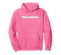 Prince Charming Pullover Hoodie, Adult Unisex, Bright Pink, Small