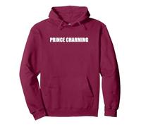 Prince Charming Pullover Hoodie, Adult Unisex, Burgundy, X-Large