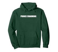 Prince Charming Pullover Hoodie, Adult Unisex, Dark Green, Medium