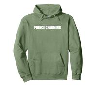 Prince Charming Pullover Hoodie, Adult Unisex, Sage Green, Large