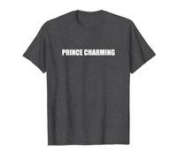 Prince Charming T-Shirt, Men, Dark Heather Grey, 5XL