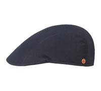 Mayser Prince Coolmax Sunblocker Flat Cap Men - Made in The EU Sun Ivy hat with Peak, Lining Winter Autumn Spring Summer Summer-Winter - 55 cm Navy
