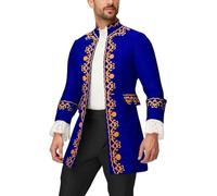 Prince Costume Men's Edelmann Coat Men's Embroidery Gothic Jacket Medieval Yard Blazer Royal Prince Clothing Steampunk Tailcoat Halloween Theme Party Carnival Cosplay