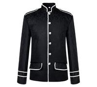 Prince Costume Men's Steampunk Men's Coat, Gothic Jacket, Medieval Blazer, Royal Prince Clothing, Halloween Theme Party, Carnival, Cosplay Costume, Theatre Fancy Dress