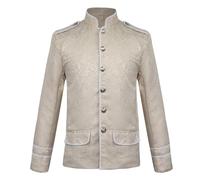 Prince Costume Men's Steampunk Men's Coat, Gothic Jacket, Medieval Blazer, Royal Prince Clothing, Halloween Theme Party, Carnival, Cosplay Costume, Theatre Fancy Dress