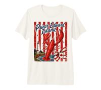 Prince Edward Island Canada Lobster Coastal Nautical Premium T-Shirt