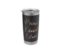 Prince Edward Island Canada Vintage Elegant Design Stainless Steel Insulated Tumbler