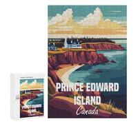 Prince Edward Island Landscape, 300 PCS Displayable Picture Puzzle, Gift for Winter Evenings - for Detail-Focused Puzzlers