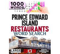 Prince Edward Island Restaurants Word Search: Large Print