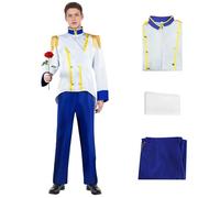 Prince Eric Costume for Mens Cosplay Halloween Uniform Outfits Dress Up XS